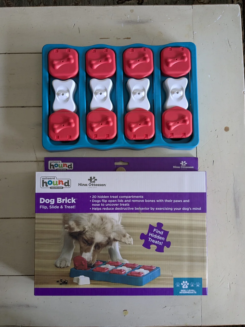 PETS: OUTWARD HOUND DOG BRICK PUZZLE TOY - HIDE AND SEEK GAME